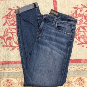 High rise skinny jeans